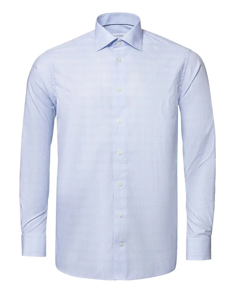 Eton Men 's Classic-Fit Prince of Wales Sport Shirt