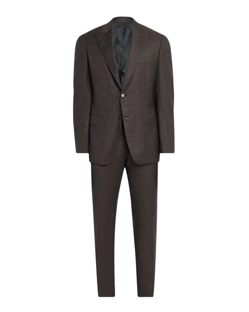 Brioni Mens Trevi Wool Peak Lapel Two-Piece Suit