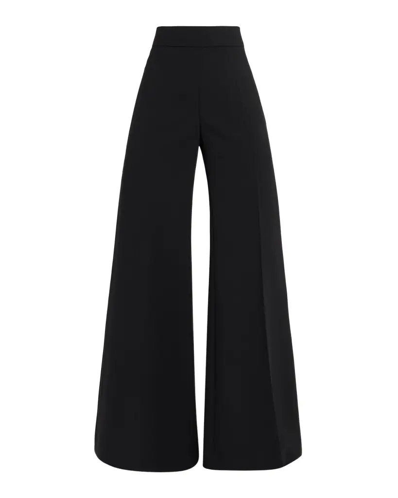 Carolina Herrera High-Rise Wide Leg Wool Pants
