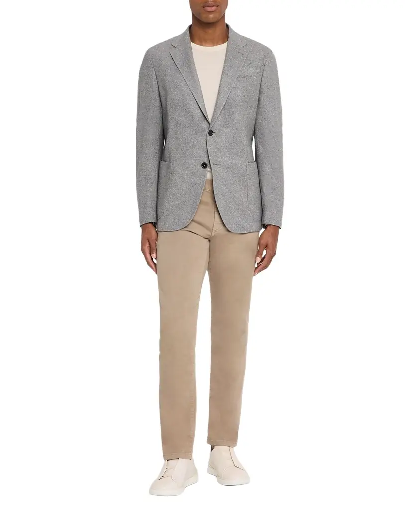 ZEGNA Men's Mélange Trofeo Cashmere Sport Coat