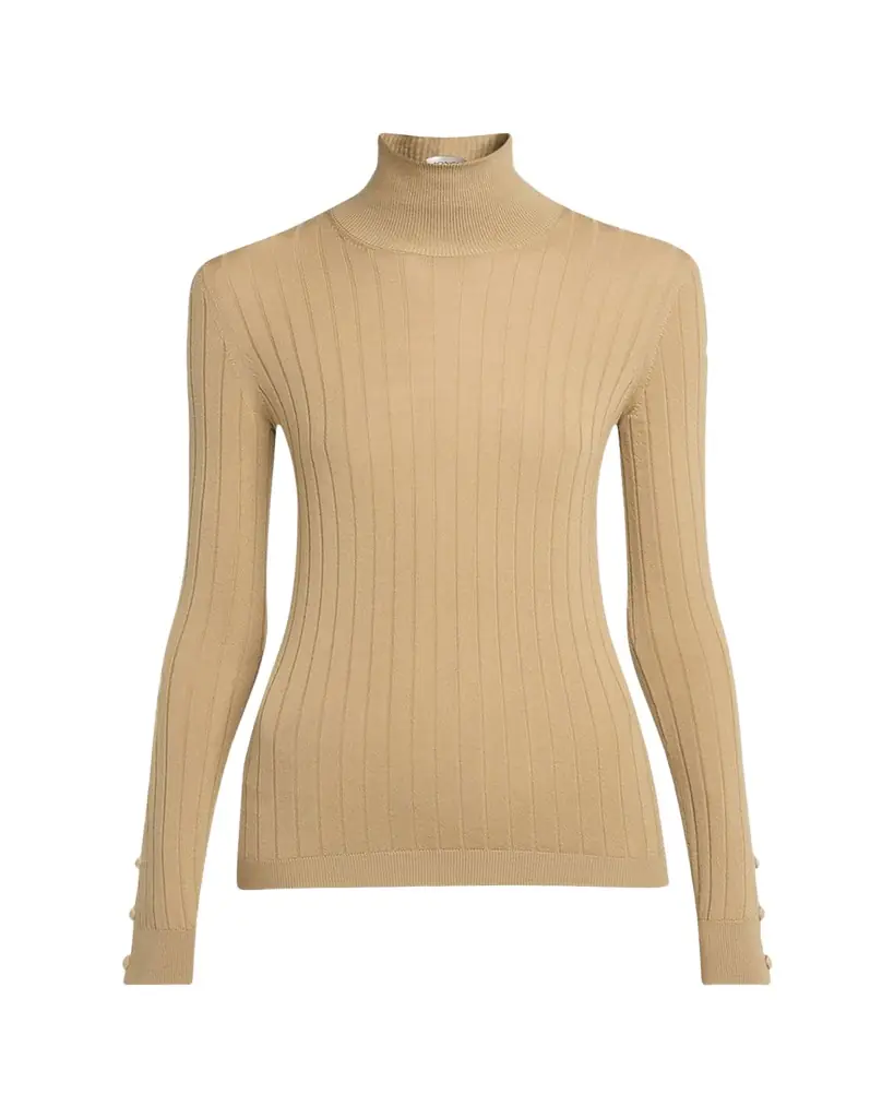 Moncler Wool-Cashmere Turtleneck Sweater