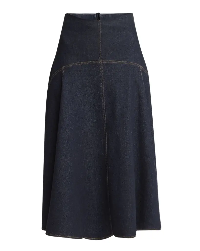 Jacquemus The Denim Triangle Skirt
