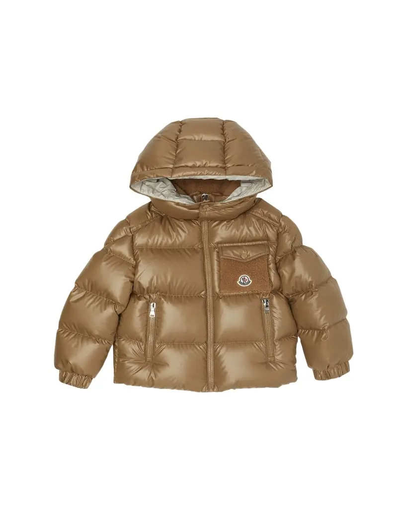 Moncler Boy's Yule Hooded Down Jacket, Size -10