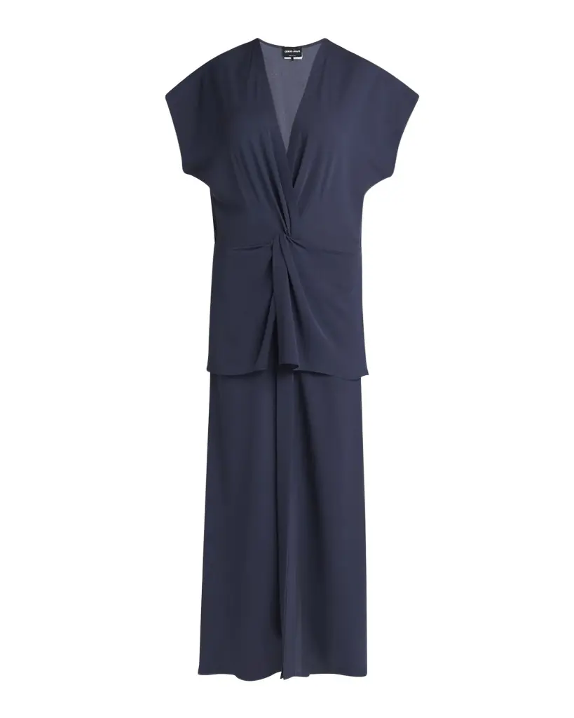 Giorgio Armani Tiered Soft Silk Gown