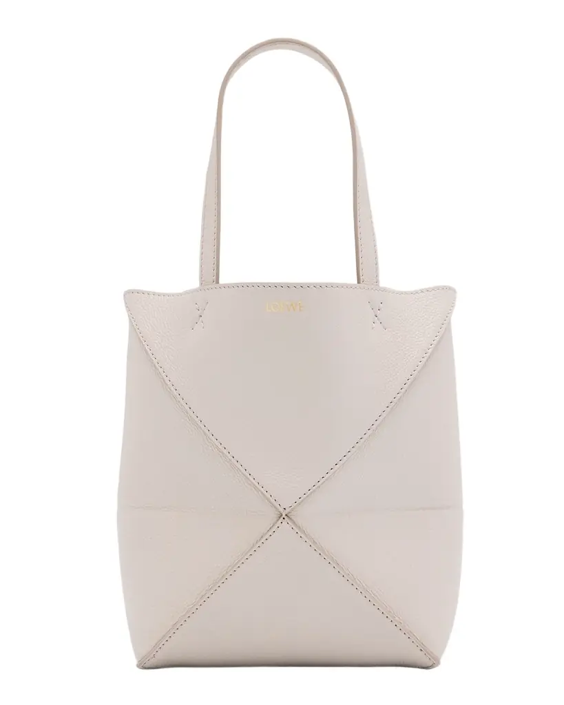 Loewe Puzzle Fold Mini Tote Bag in Calf Leather - Women's Bags