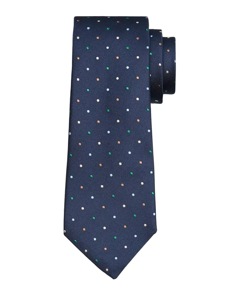 Paul Smith Men 's Silk Micro-Polka Dot Silk Tie