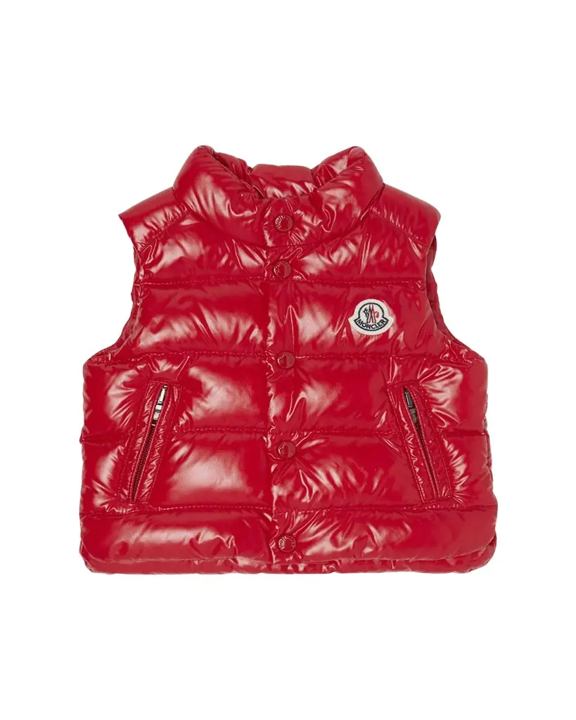 Moncler Boy's Bernard Quilted Down Vest, Size 12M-