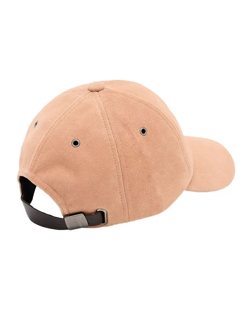 Paul Smith Men 's Suede Signature Stripe Applique Baseball Cap