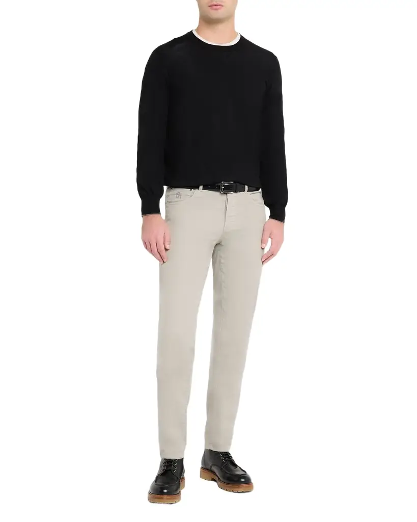 Brunello Cucinelli Men 's Slim-Fit Stretch Cotton Pants