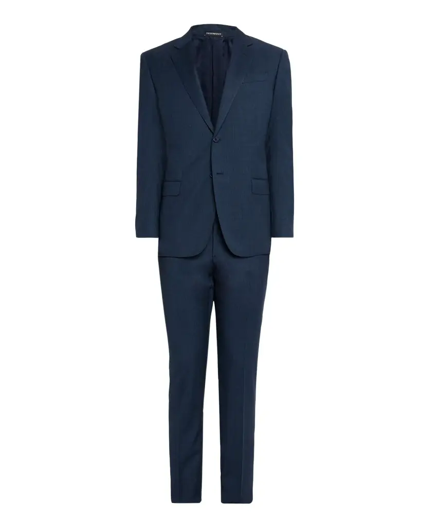 Emporio Armani Men 's Wool Micro-Houndstooth G Line Suit