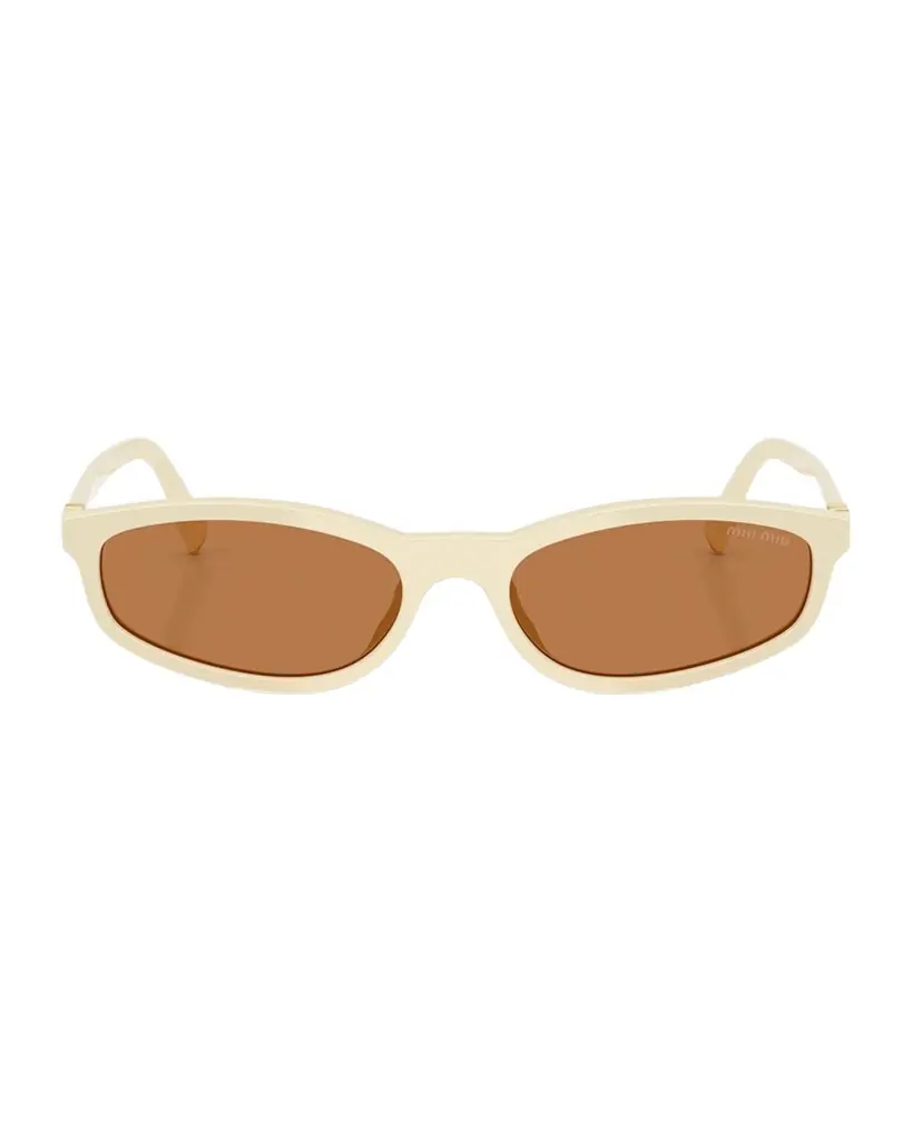 Miu Miu Miu Regarde MU A06S Acetate Oval Sunglasses