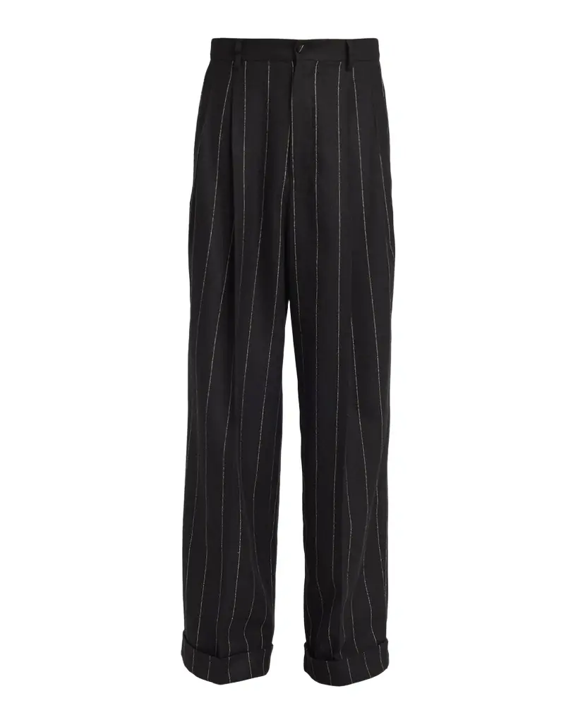 Dolce & Gabbana Men 's Pleated Pinstripe Pants