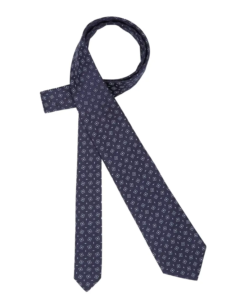 Giorgio Armani Men 's Box-Jacquard Silk Tie