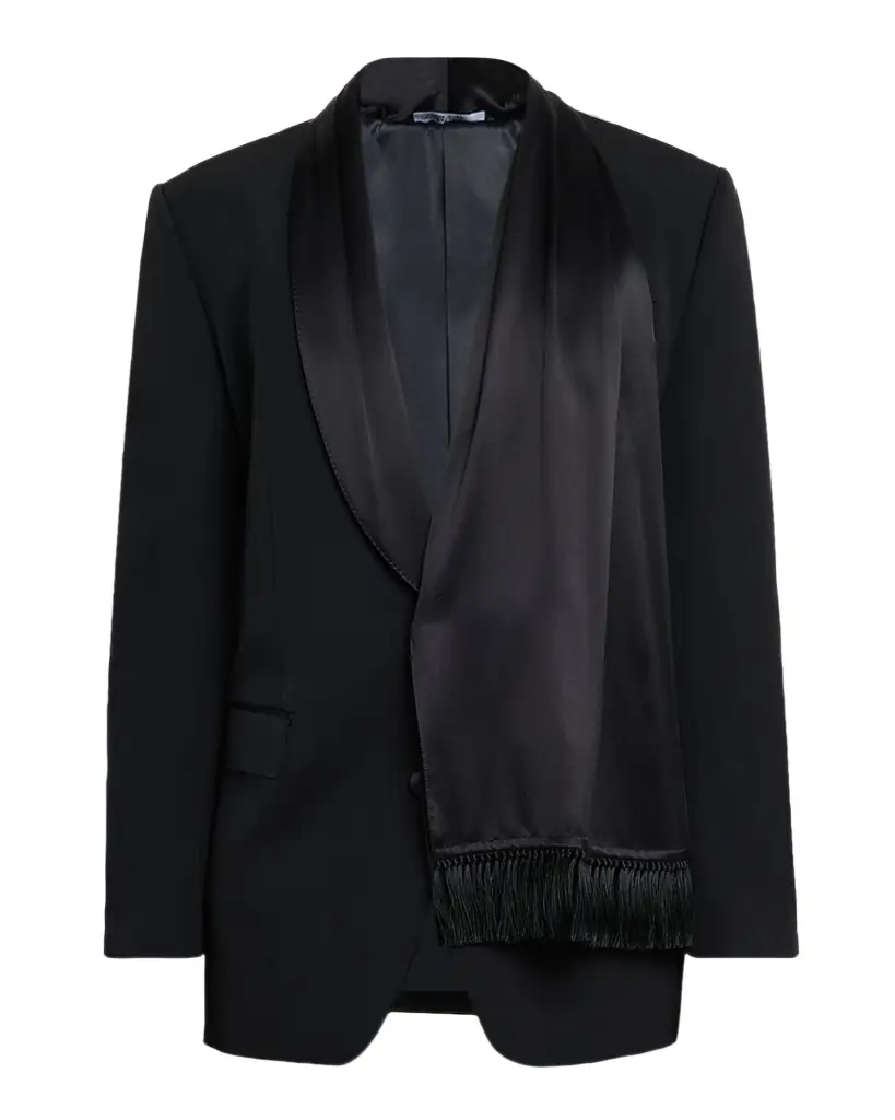 Dolce & Gabbana Men 's Silk Scarf and Shawl-Lapel Dinner Jacket