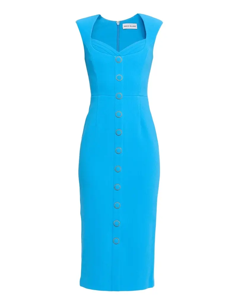 REBECCA VALLANCE Skyla Sleeveless Bodycon Midi Dress