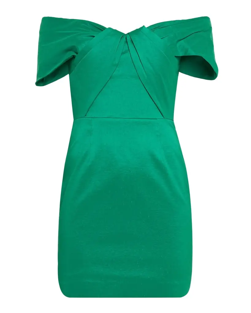 REBECCA VALLANCE Bailey Off-Shoulder Bodycon Mini Dress