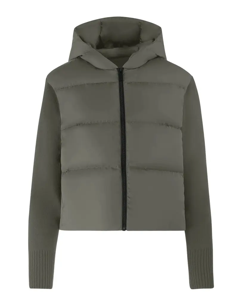 Canada Goose HyBridge Wide Quilt Knit Hoodie