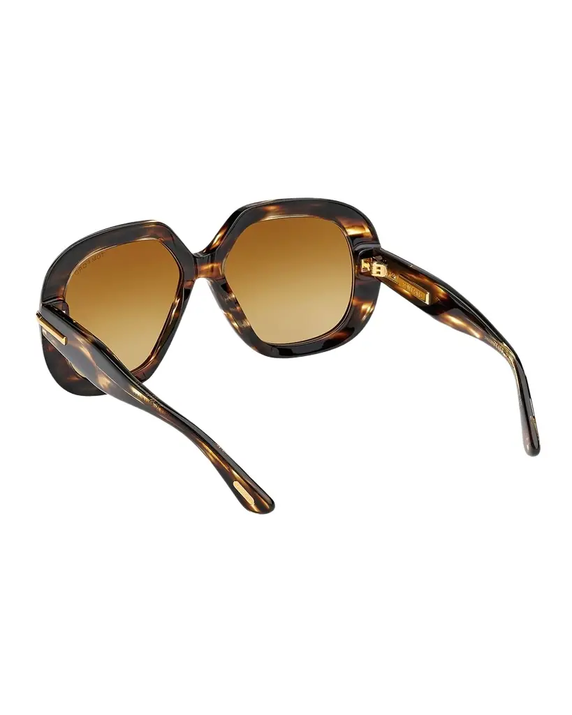 TOM FORD Icon Acetate Geometric Sunglasses