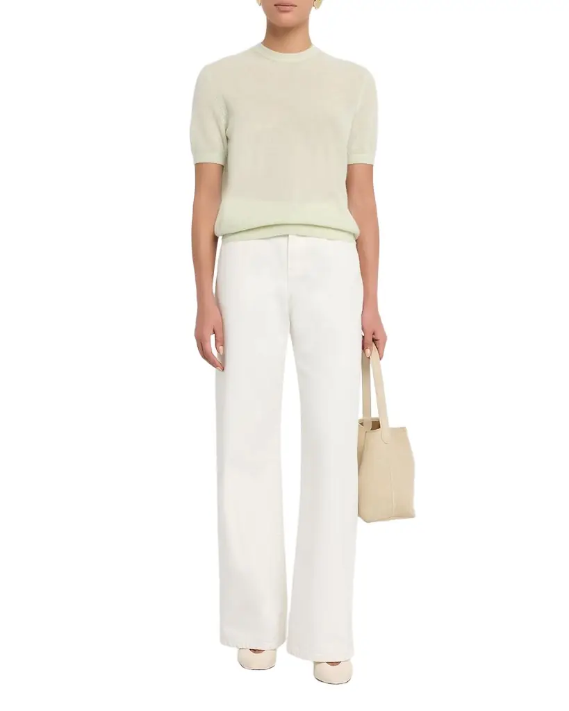 Loro Piana Camino Cashmere-Silk Crewneck Sweater