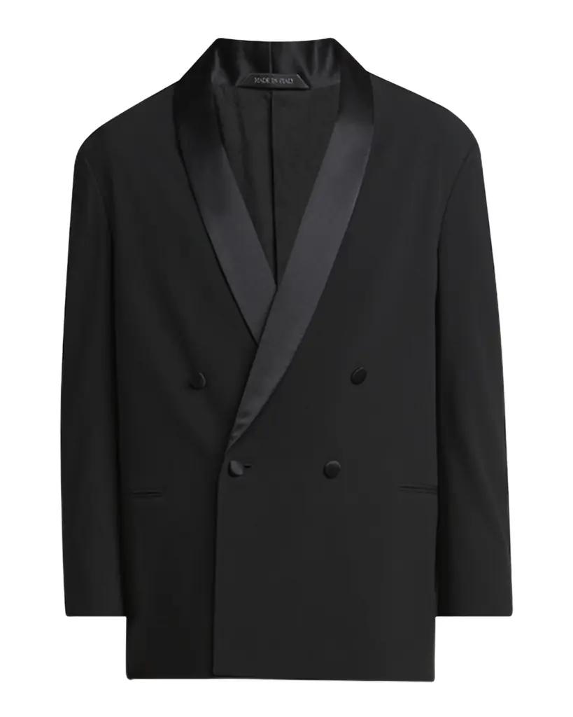Giorgio Armani Men 's Oversized Double-Breasted Wool Tuxedo Set