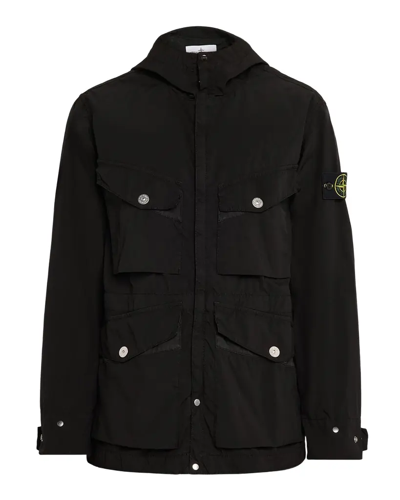 Stone Island Men 's Lightweight Water Resistant Short Parka