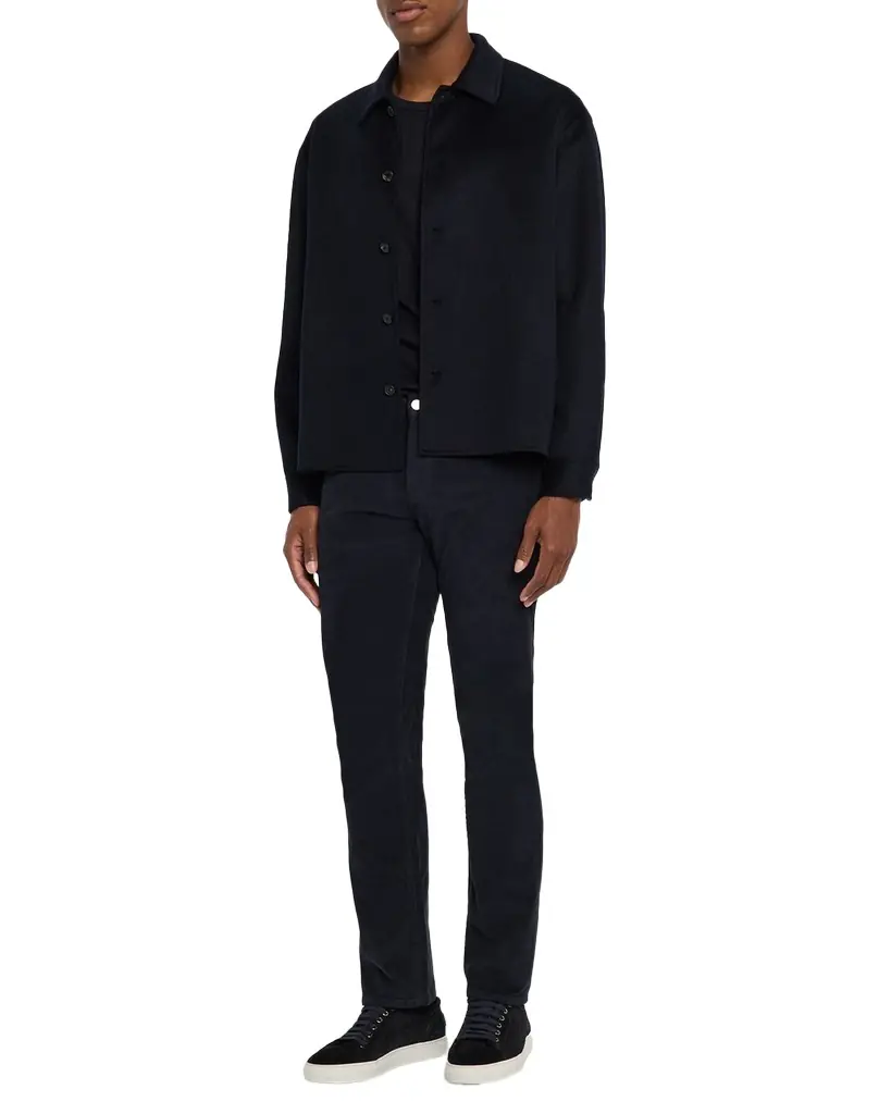FRAME Men's Double-Face Wool Overshirt