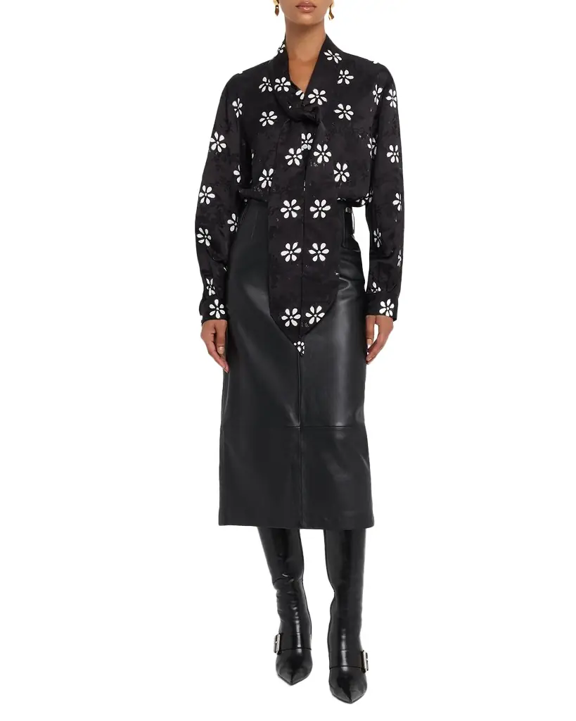 Marc Jacobs Trompe-L 'oeil Long-Sleeve Bow Blouse