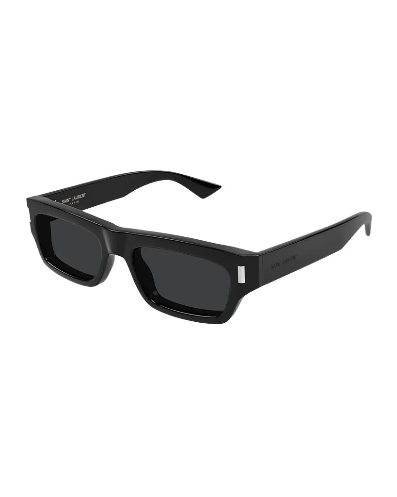Saint Laurent Men 's Sl 837-001 Acetate Rectangular Sunglasses - Women's Accessories