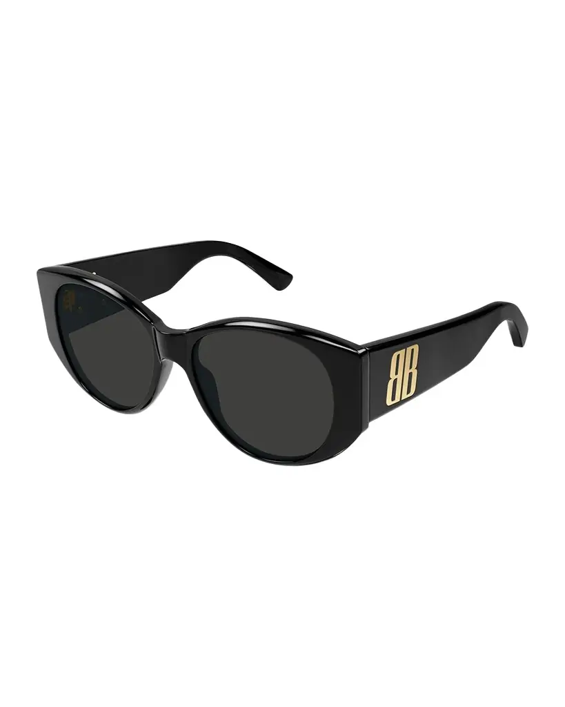 Balenciaga Nano 50mm Acetate Round Sunglasses