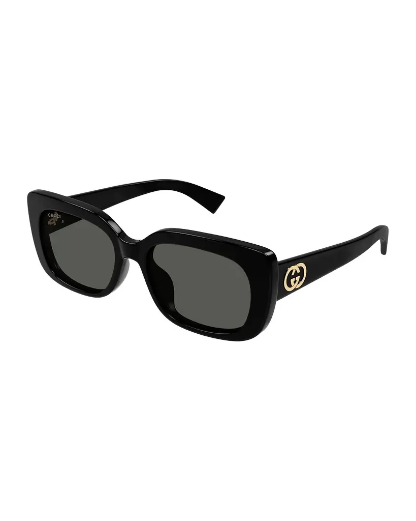 Gucci GG Muse 51mm Acetate Rectangular Sunglasses