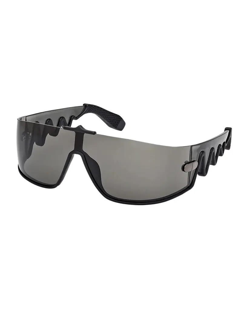 Christian Louboutin Men 's LB15M Acetate Shield Sunglasses