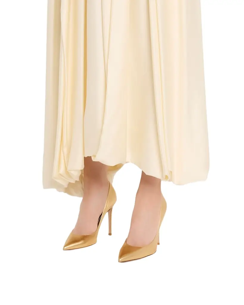 Gianvito Rossi 105mm Gianvito Metallic Leather Pumps