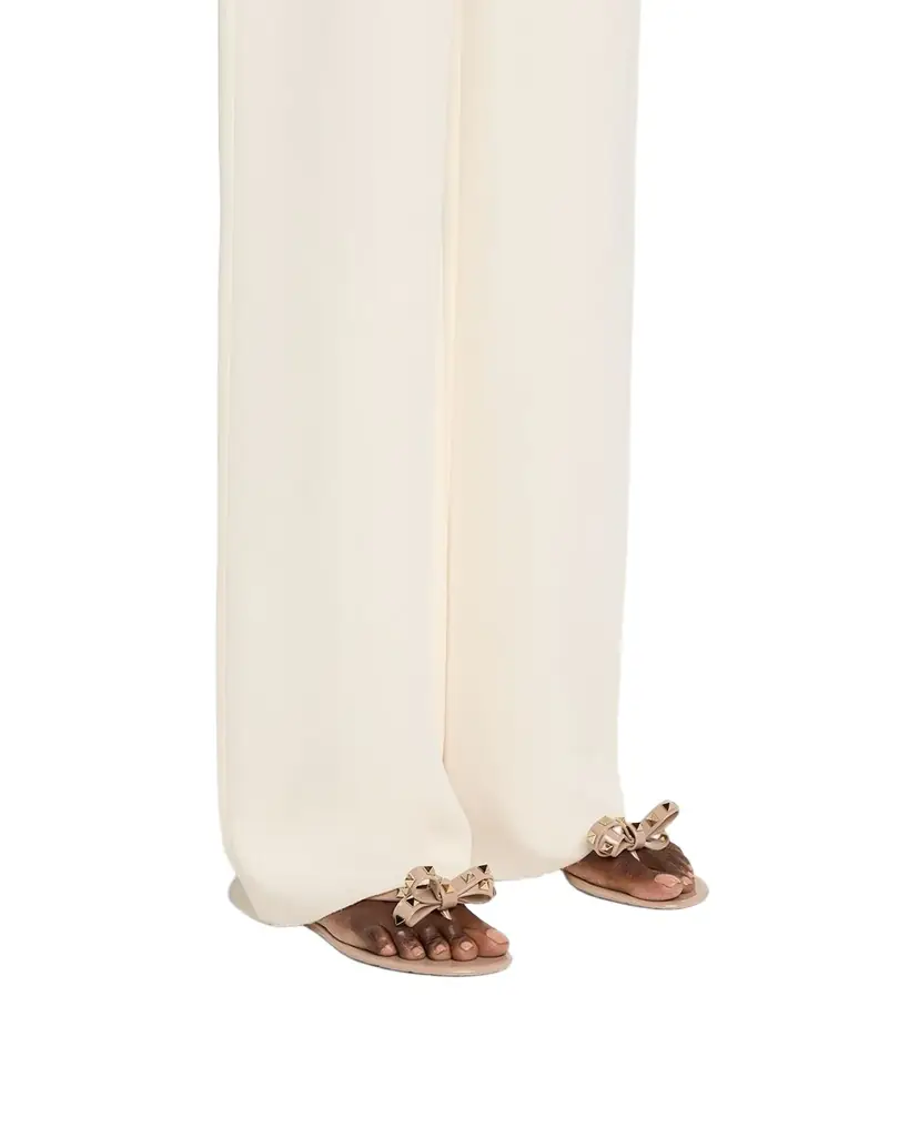 Valentino Garavani Rockstud PVC Flat Thong Sandals