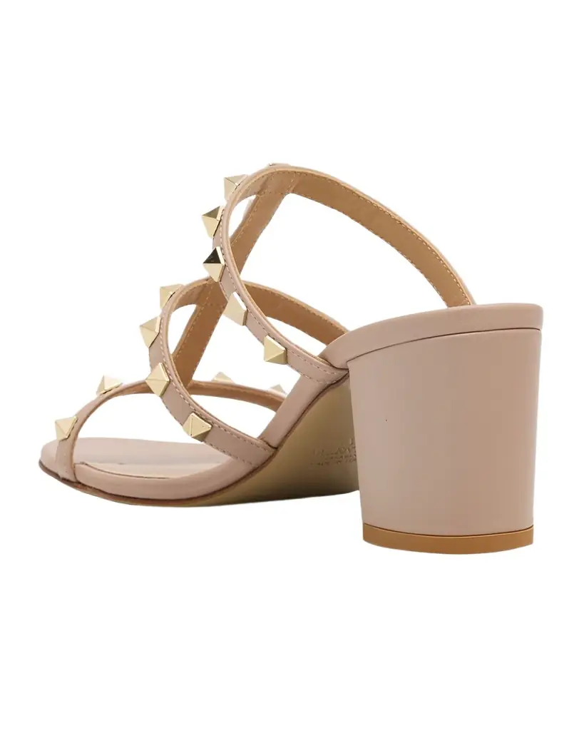 Valentino Garavani 60mm Rockstud Leather Caged Mule Sandals