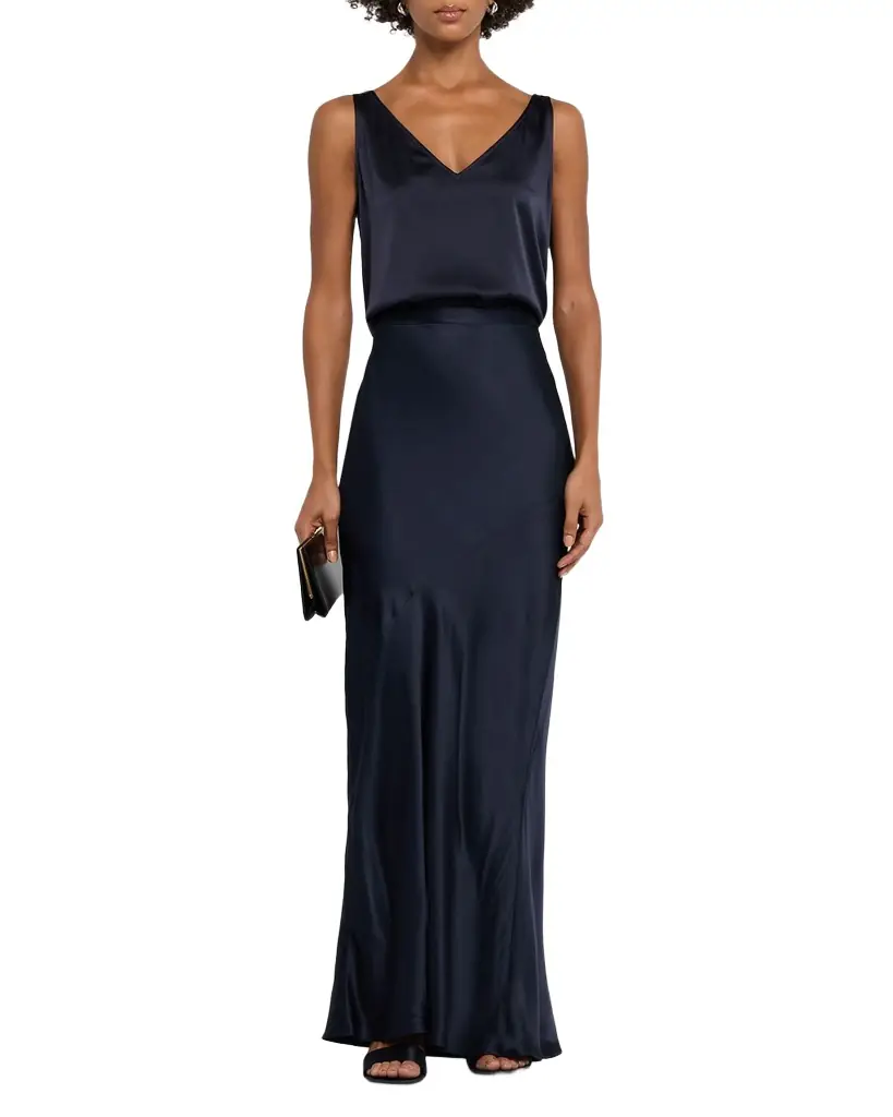 TWP My Endless Love Satin Maxi Skirt