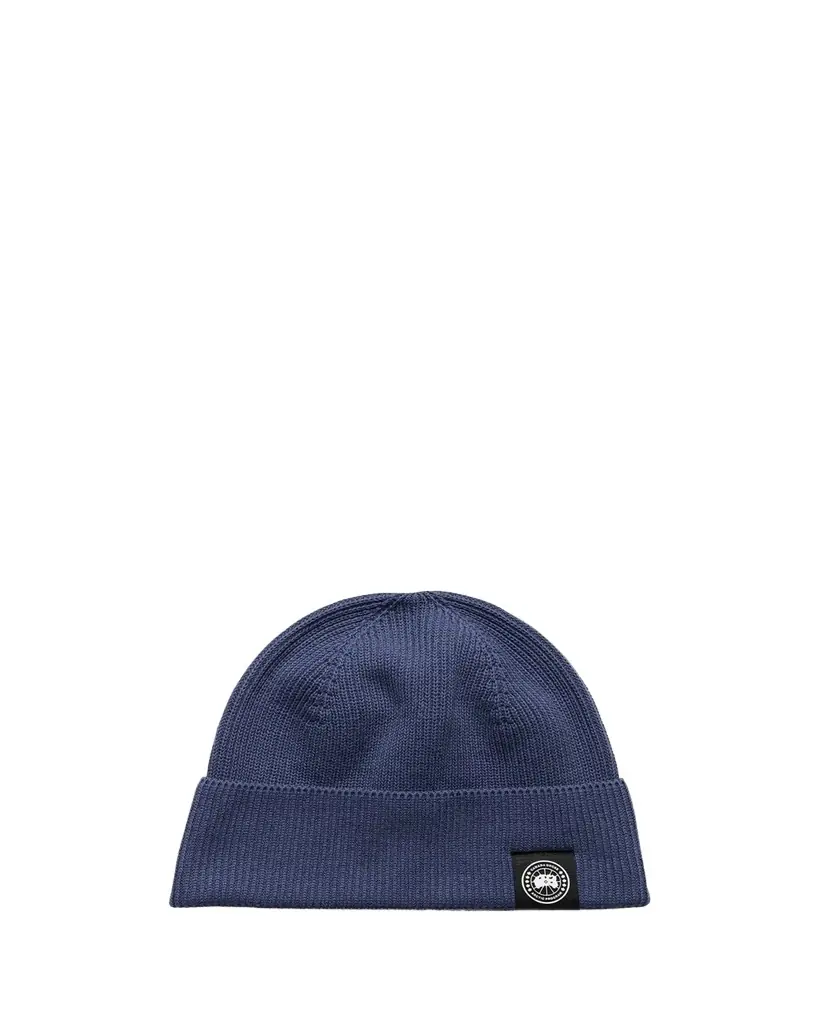 Canada Goose Men's Rib-Knit Cotton Beanie