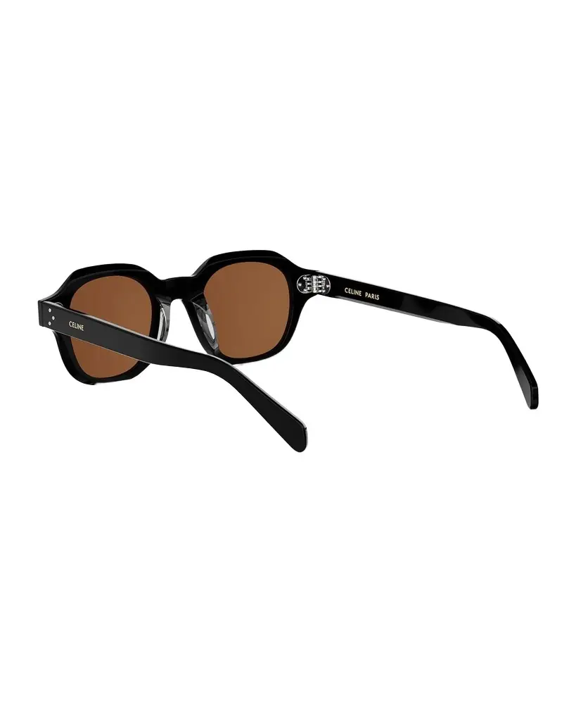 Celine Men 's 3 Dots Acetate Square Sunglasses