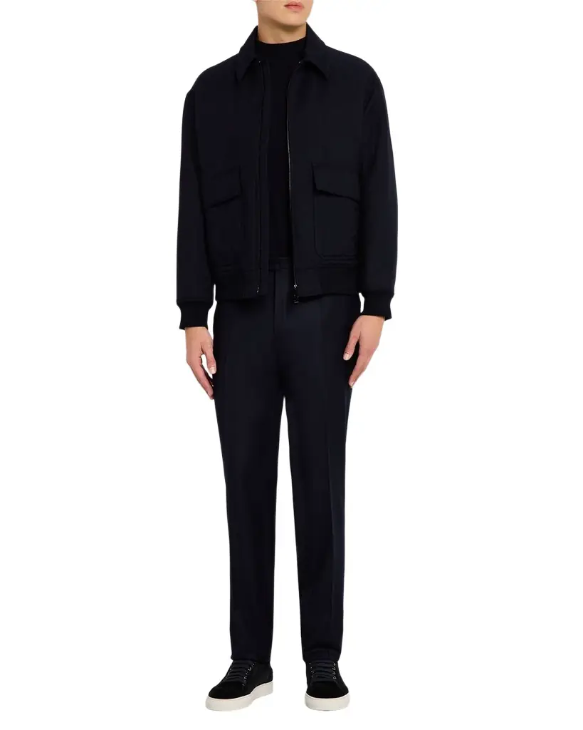 Incotex Men 's Super 100s Wool Dress Pants