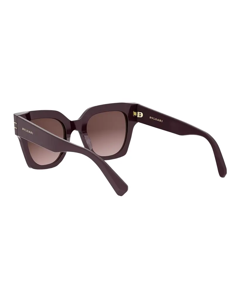 BVLGARI B. Zero1 Acetate Square Sunglasses