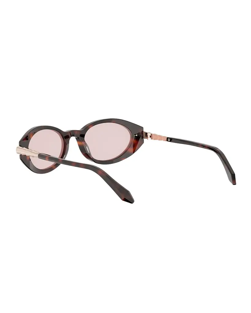 BVLGARI Serpenti Viper Acetate Oval Sunglasses