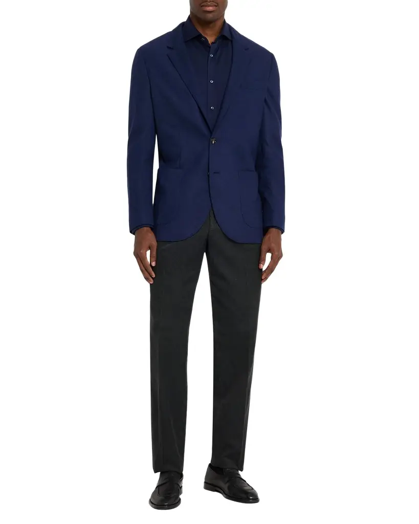 Brunello Cucinelli Men 's Cashmere Jersey Patch-Pocket Blazer