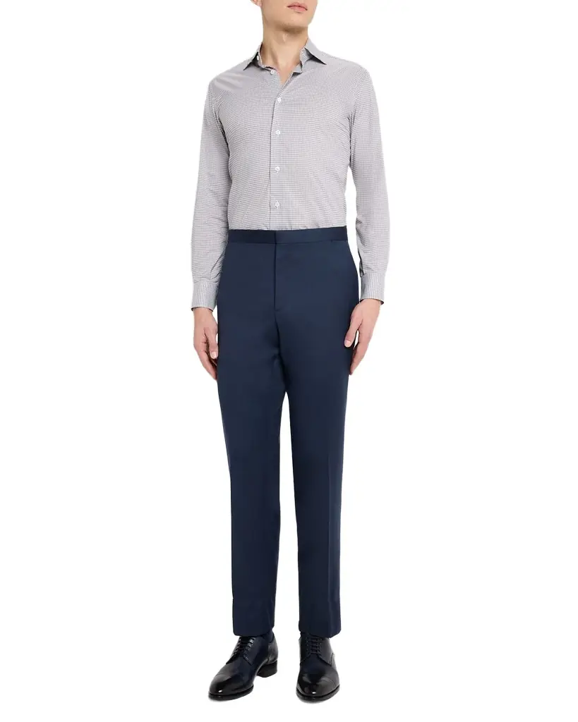 Brioni Men 's Theta Tess Wool Trousers