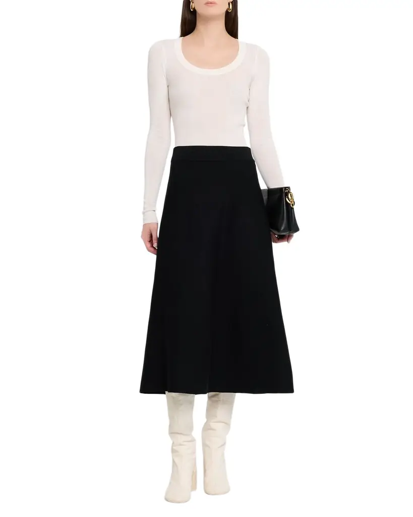 DOROTHEE SCHUMACHER Urban Merino Scoop-Neck Wool Pullover