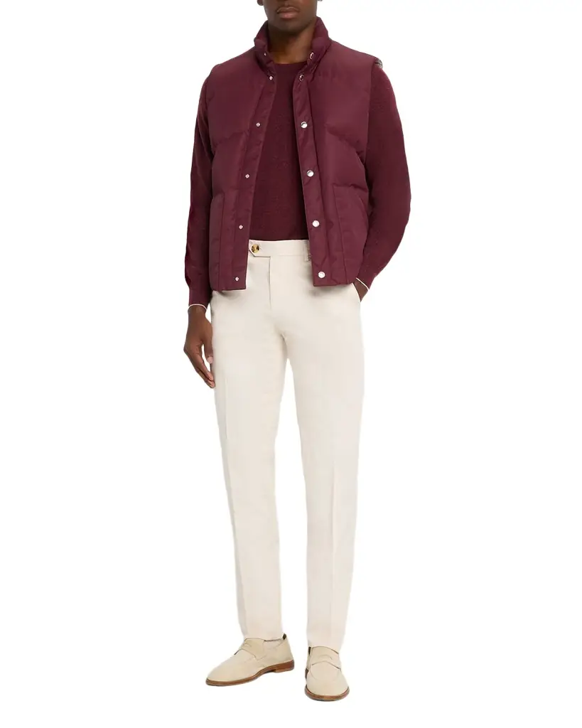 Brunello Cucinelli Men 's ightly Padded Techno Vest