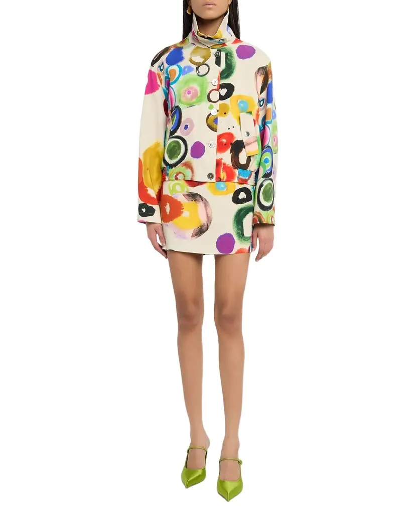 Libertine Jh Gouache Slim Mini Skirt