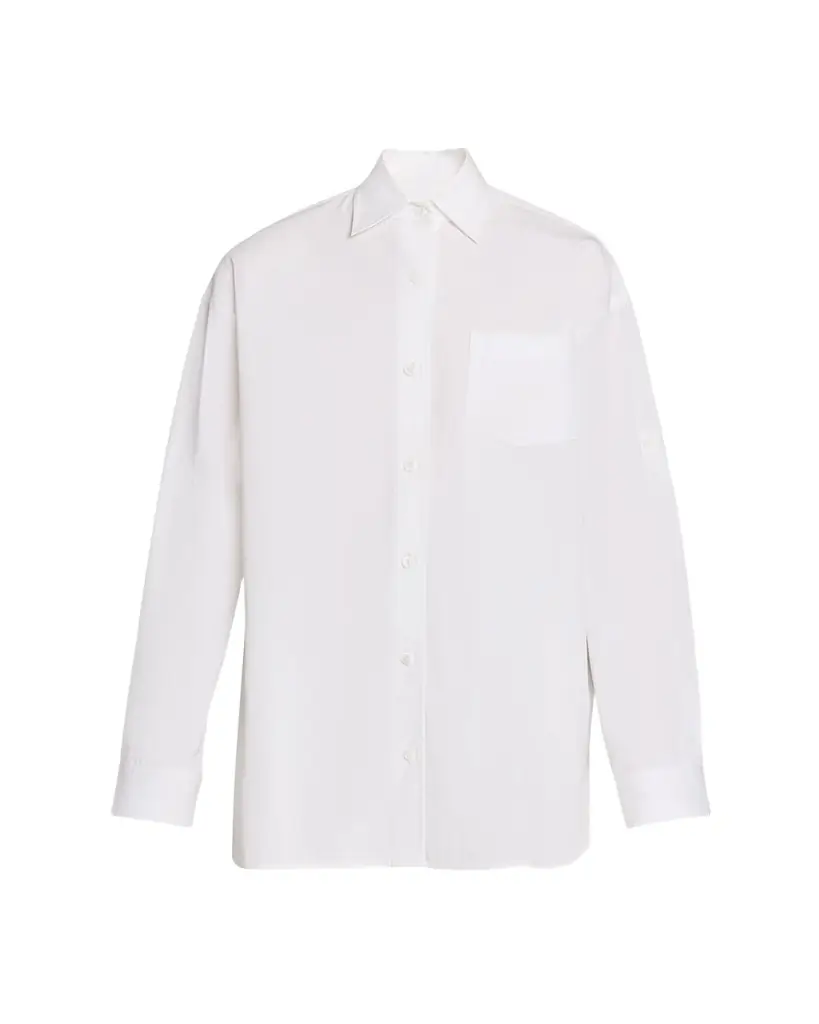 MARIA MCMANUS Oversized Long-Sleeve Tunic Shirt