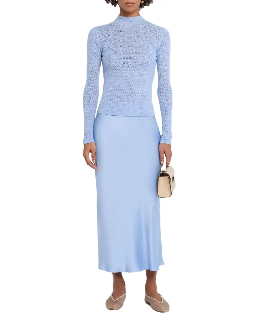 Sablyn Lace Mock-Neck Top