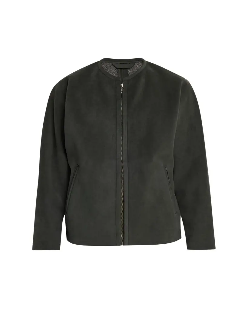 IM MEN Men's Ultra Boa Faux Suede Full-Zip Blouson