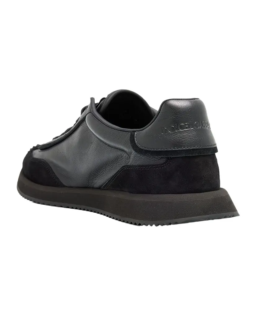 Dolce & Gabbana Men 's DG Cushion Leather & Suede Sneakers
