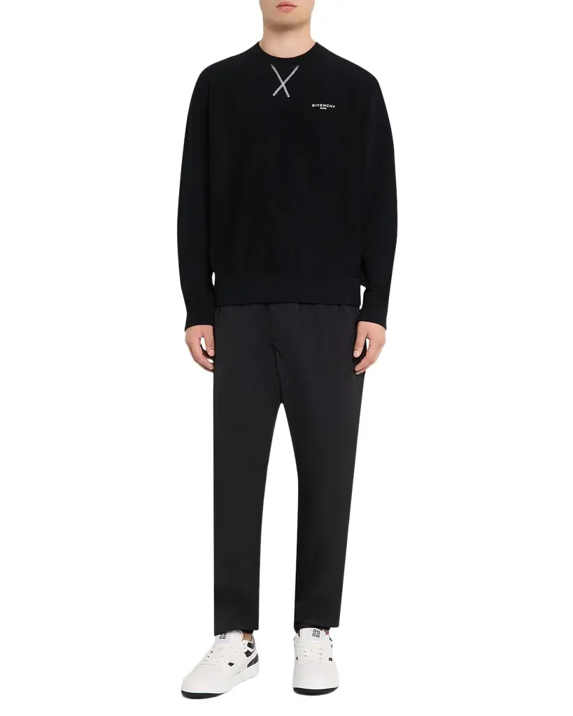 Givenchy en 's Couture Seam Fleece Logo Sweatshirt